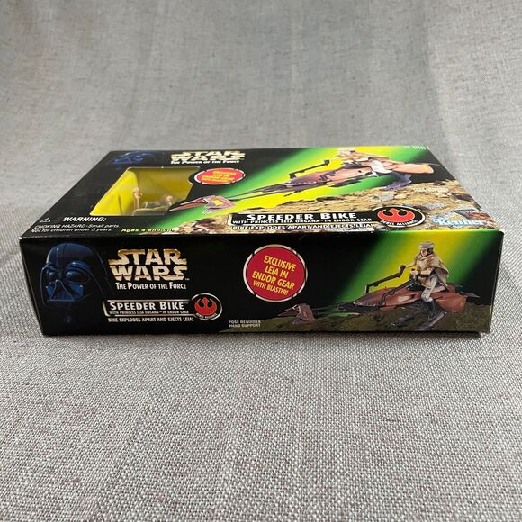 Star Wars Power of The Force Speeder Bike w/Princess Leia Organa 1997 Hasbro - Picture 3 of 6